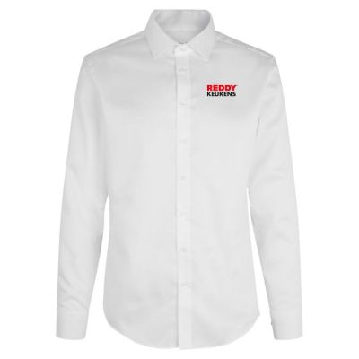 Overhemd Non-Iron Slim Fit Wit - Heren